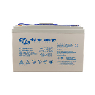 12V/125Ah AGM Super Cycle Batt. (M8)