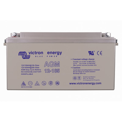 12V/165Ah AGM Deep Cycle Batt. (M8)