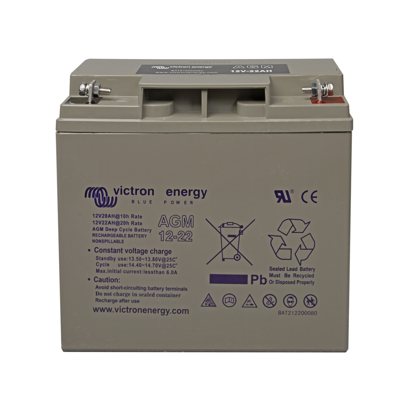 Akumulator Victron Energy 12V/22Ah AGM Deep Cycle