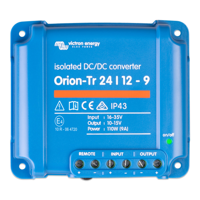 Orion-Tr 24/12-9A (110W) Isolated DC-DC converter