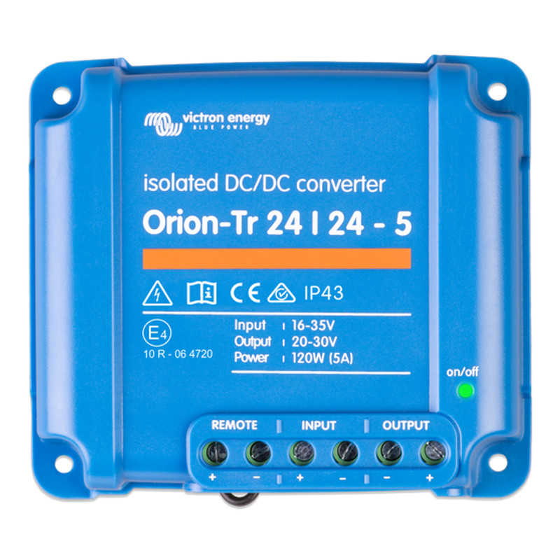 Orion-Tr 24/24-5A (120W) Isolated DC-DC converter