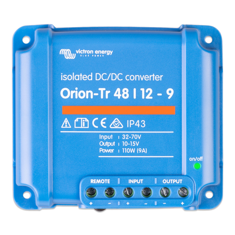 Orion-Tr 48/12-9A (110W) Isolated DC-DC converter