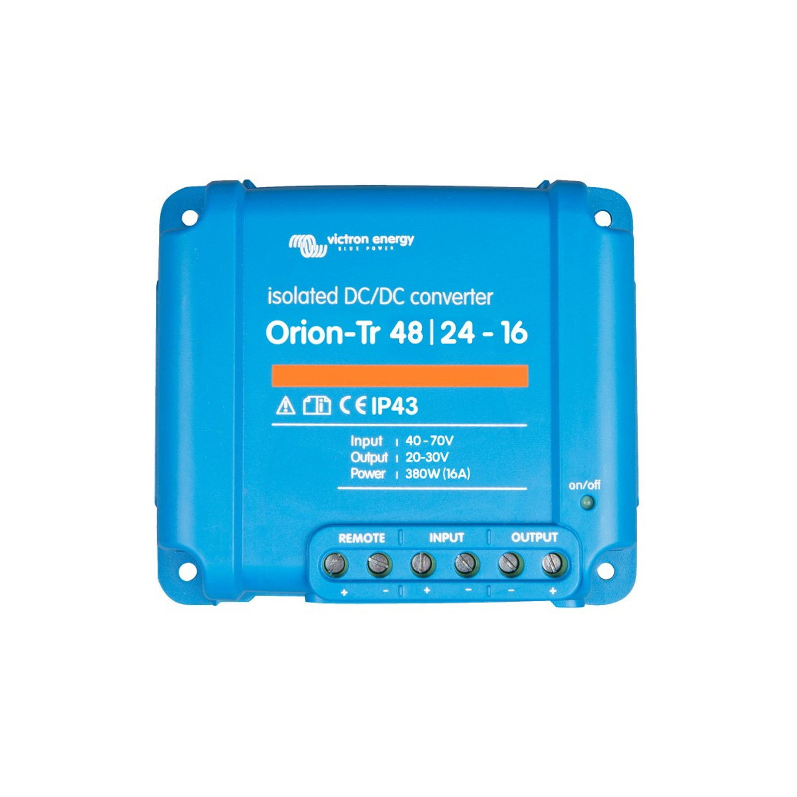 Orion-Tr 48/24-16A (380W) Isolated DC-DC converter