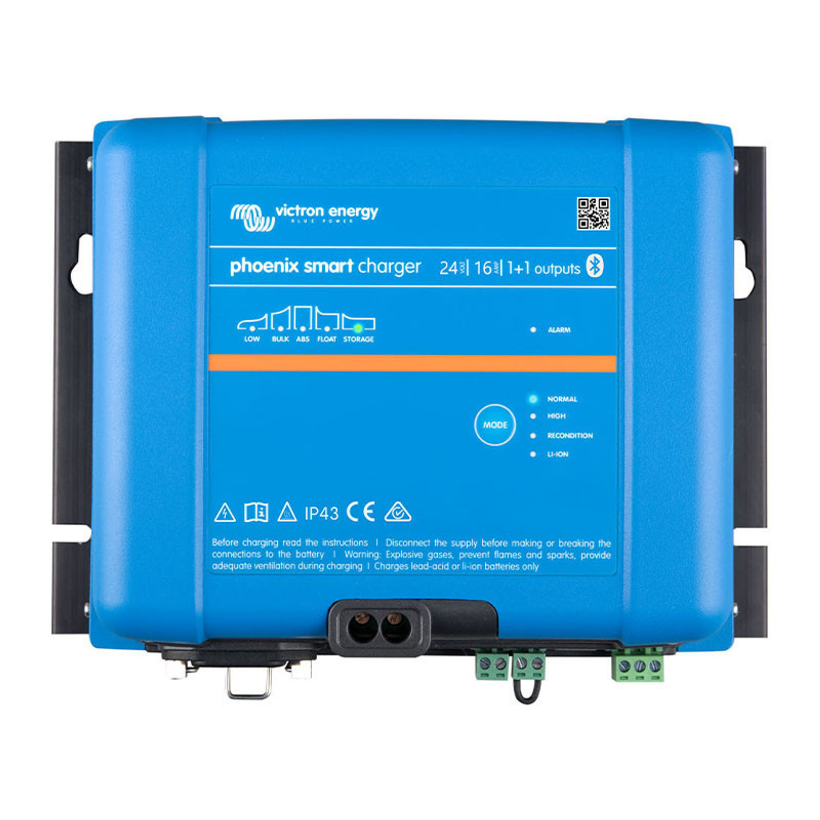 Phoenix Smart IP43 Charger 24/16(1+1) 120-240V