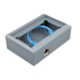 Wall mounted enclosure for 65 x 120 mm GX-panels