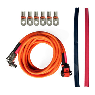 Zestaw kabli wyjściowych akumulatora G - 10m (dodatni & ujemny)