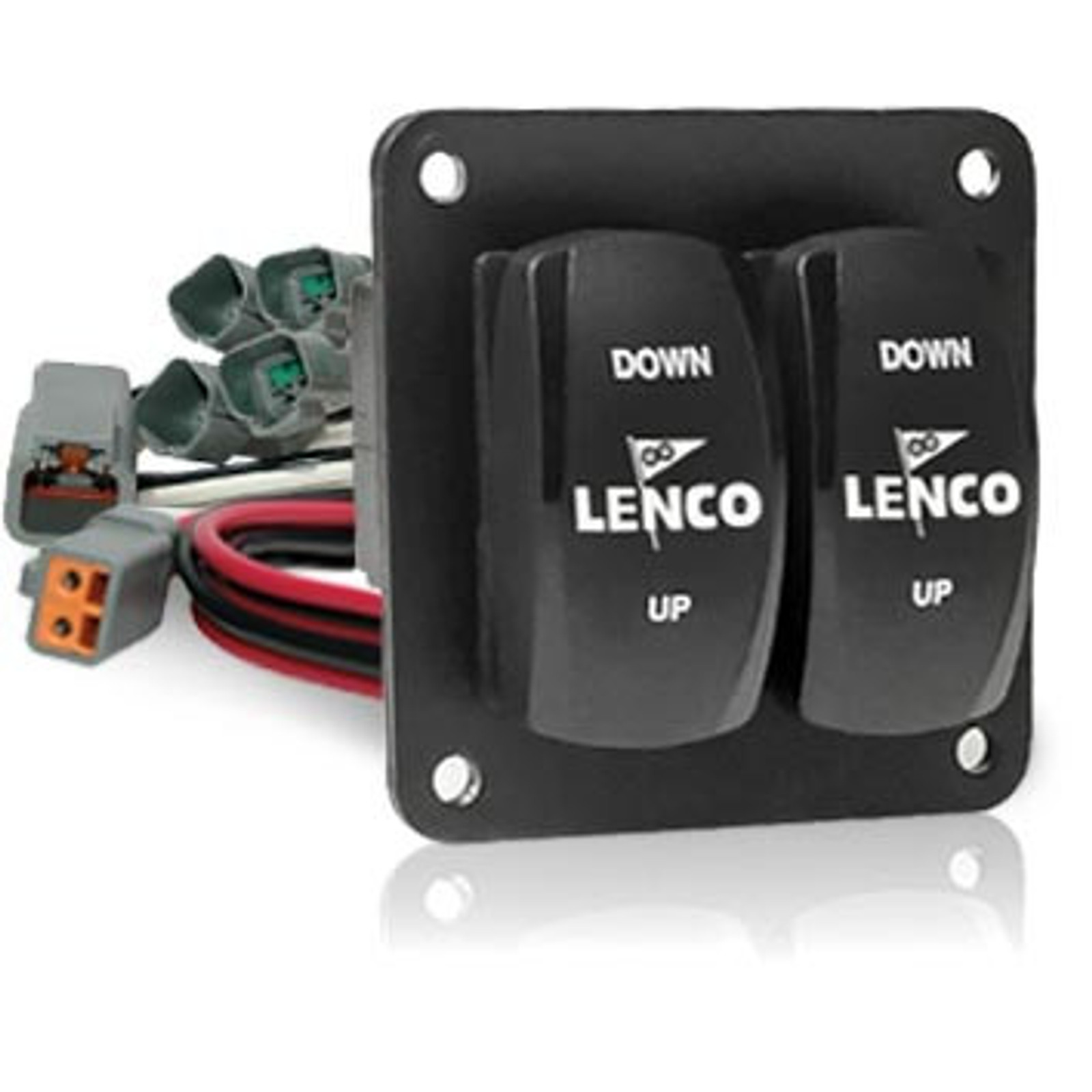 Przełącznik Lenco Marine Double Rocker zestaw (dual)