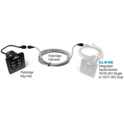 Zestaw Flybridge - przełącznik LED 3m (15270-001 i 15271-001) (All in one)