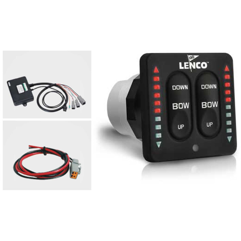 Przełącznik Lenco Marine LED dual zestaw