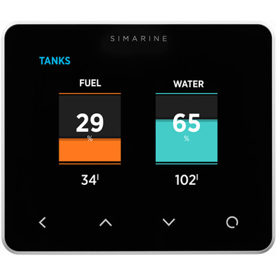 Wyświetlacz Simarine Pico srebrny panelowy