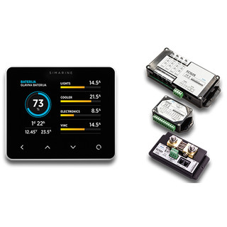 Zestaw Simarine Pico Blue czarny montaż napowierzchniowy