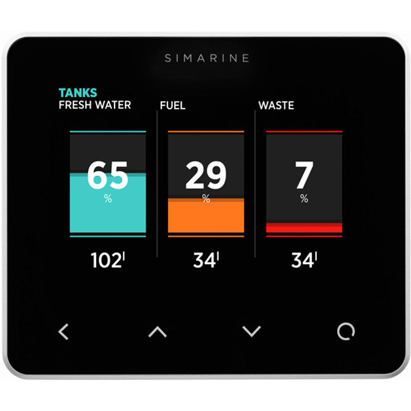 Zestaw Simarine Pico Blue srebrny montaż napowierzchniowy