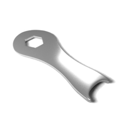 Kluczyk mały, stal niklowana