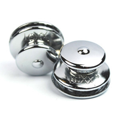 Zapinka górna / duża główka do materiału 3-4 mm, mosiądz chromowany