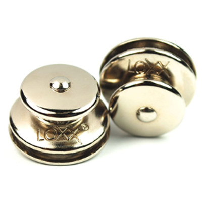 Zapinka górna / duża główka do materiału 3-4 mm mosiądz niklowany