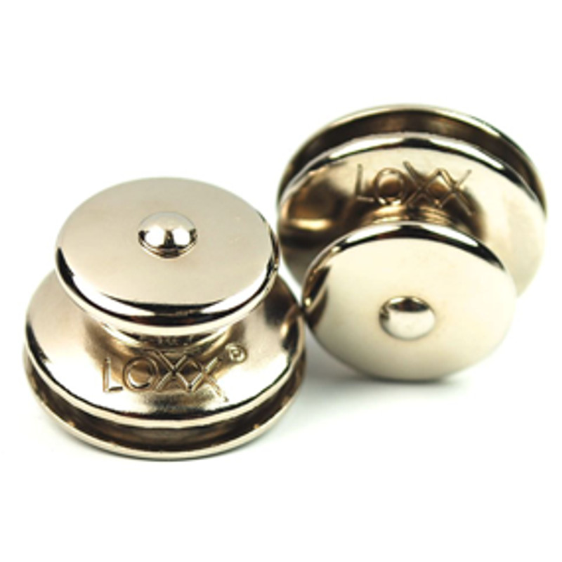 Zapinka górna / duża główka do materiału 3-4 mm mosiądz niklowany