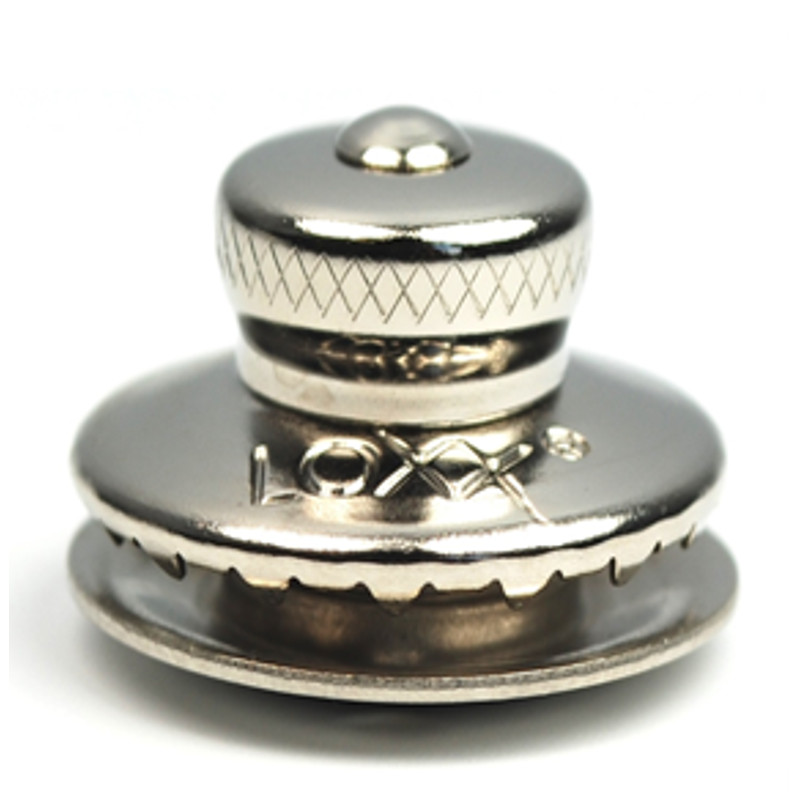 Zapinka górna / mała główka do materiału 3-4 mm mosiądz niklowany