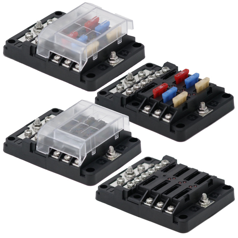 Основа запобіжника - 6 контурів з заземленням - Egis 8025B