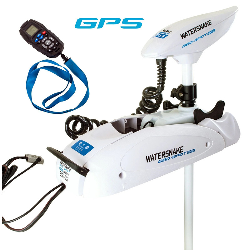 WS white bow motor GEOSPOT 65LB/54"