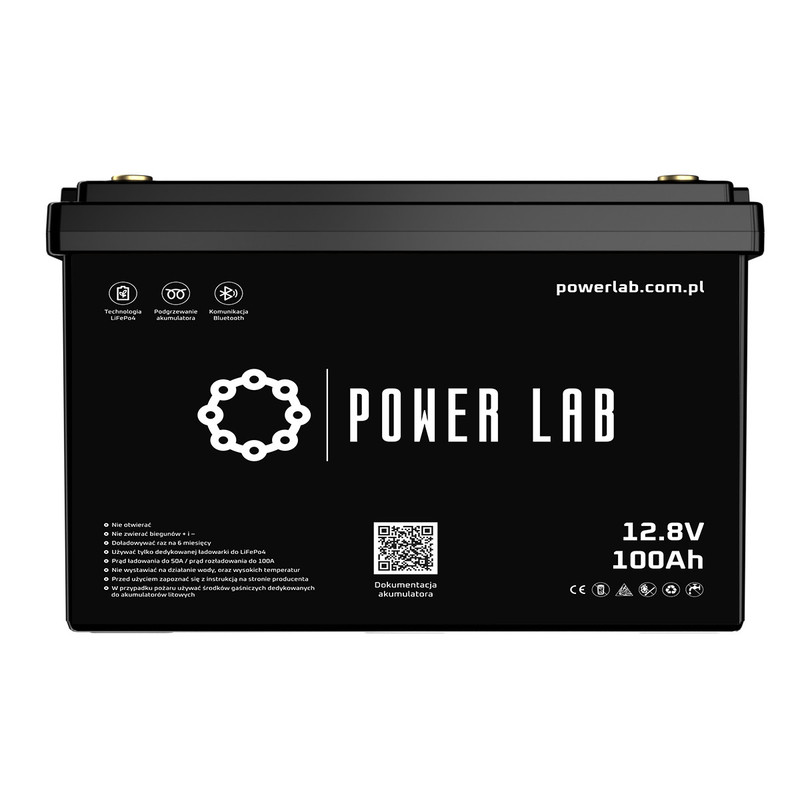 Power LAB LiFePo4 battery 12.8V 100Ah - ABS