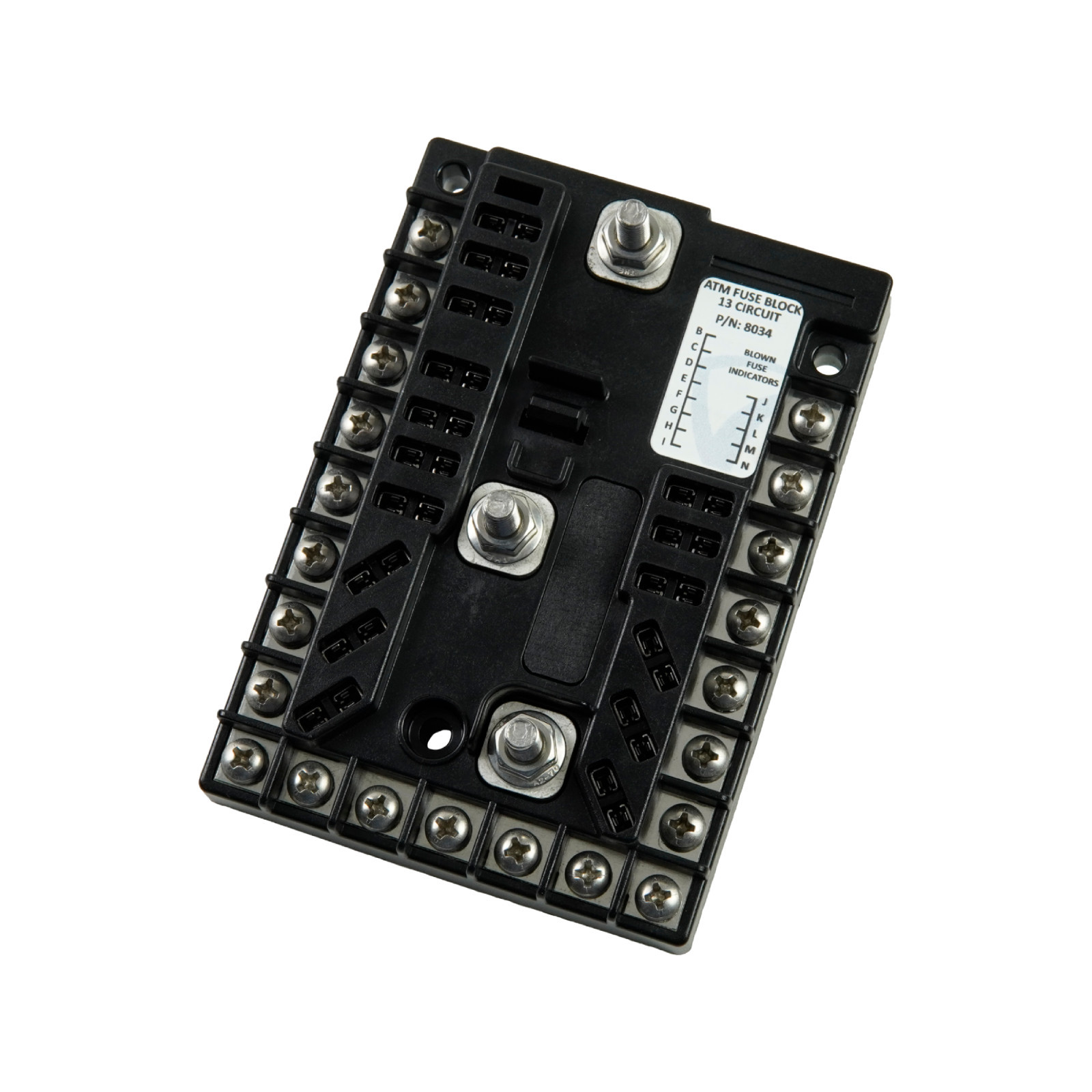 Блок запобіжників - 13 ланцюгів + заземлення - EGIS 8034B