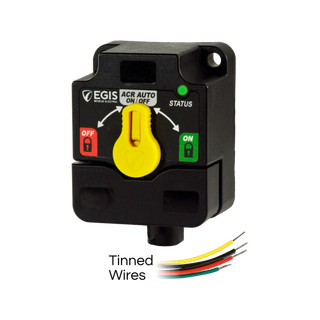Одинарний дистанційний вимикач акумулятора 8-36 В постійного струму з функцією ACR - оцинковані дроти - Egis 8710-1300B
