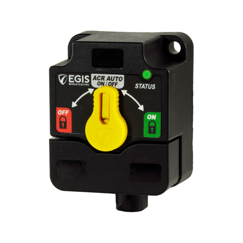 Одинарний дистанційний вимикач акумулятора 8-36 В постійного струму з функцією ACR - оцинковані дроти - Egis 8710-1300B