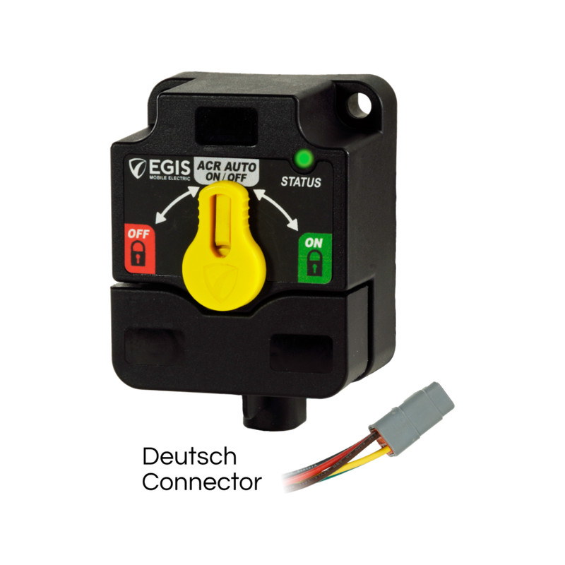 Окремий дистанційний вимикач акумулятора 8-36 В постійного струму з функцією ACR - роз'єм DTM - Egis 8810-1300B