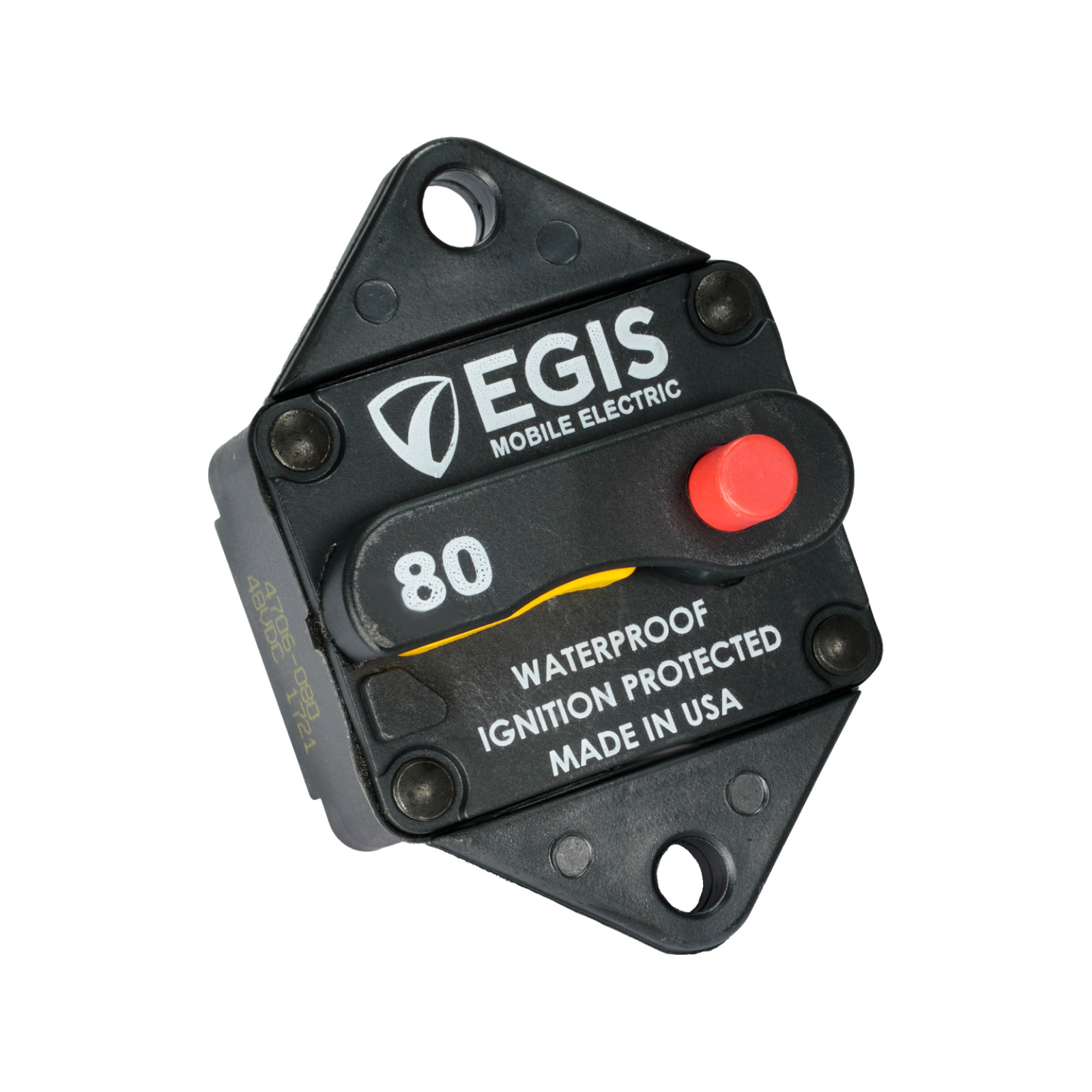 Автоматичний запобіжник 80A - панельний монтаж - Egis 4706-080B