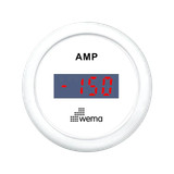 Zestaw amperomierza z czujnikiem 52 mm biały Wema