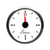 Analogowy Wskaźnik Zegarowy - Srebrno-Biały - Wema