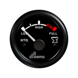 Wskaźnik poziomu nieczystości 52 mm 240-30 om czarny Wema