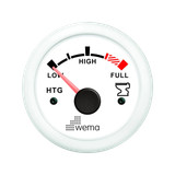 Wskaźnik poziomu nieczystości 52 mm 240-30 om biały Wema