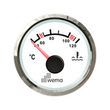 Wskaźnik temperatury wody NMEA2000 52 mm srebrno-biały Wema