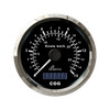 Analogowy prędkościomierz GPS – 15 Węzłów – Srebrno-Czarny – Wema