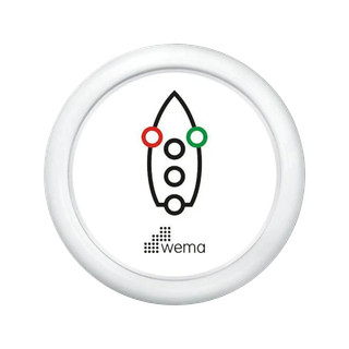 Wskaźnik świateł nawigacyjnych 52 mm biały Wema