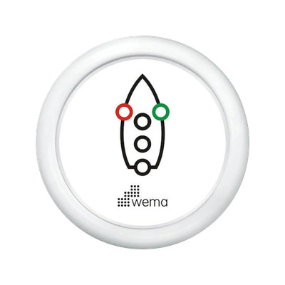 Wskaźnik świateł nawigacyjnych 52 mm biały Wema