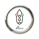 Wskaźnik świateł nawigacyjnych 52 mm srebrno-biały Wema