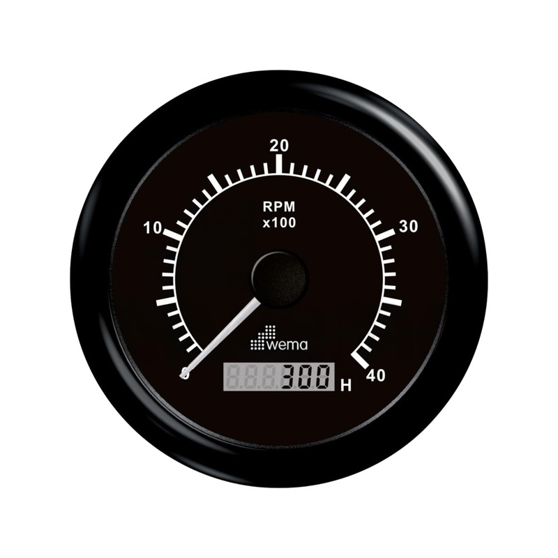 Obrotomierz 4000 obr./min do silników diesel czarny Wema