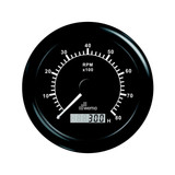 Obrotomierz z licznikiem godzin 8000 obr./min czarny Wema