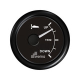 Wskaźnik pozycji klapy trymującej 52 mm czarny Wema