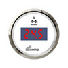 Cyfrowy wskaźnik napięcia 8-32V - Srebrno-Biały - Wema