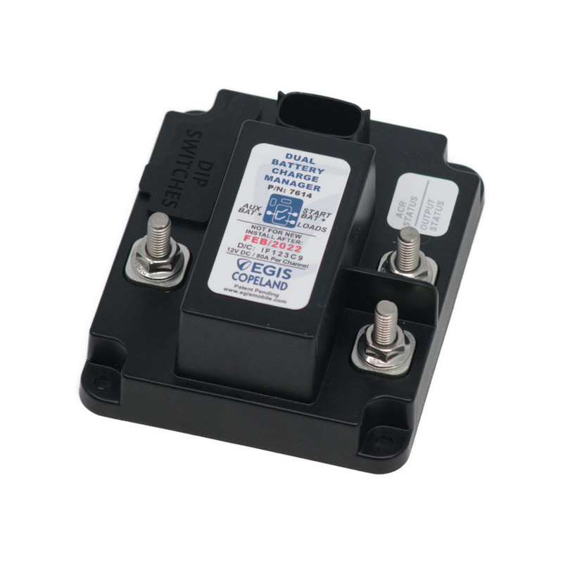 Модуль управління зарядкою двох акумуляторів 12V - Egis 7614B