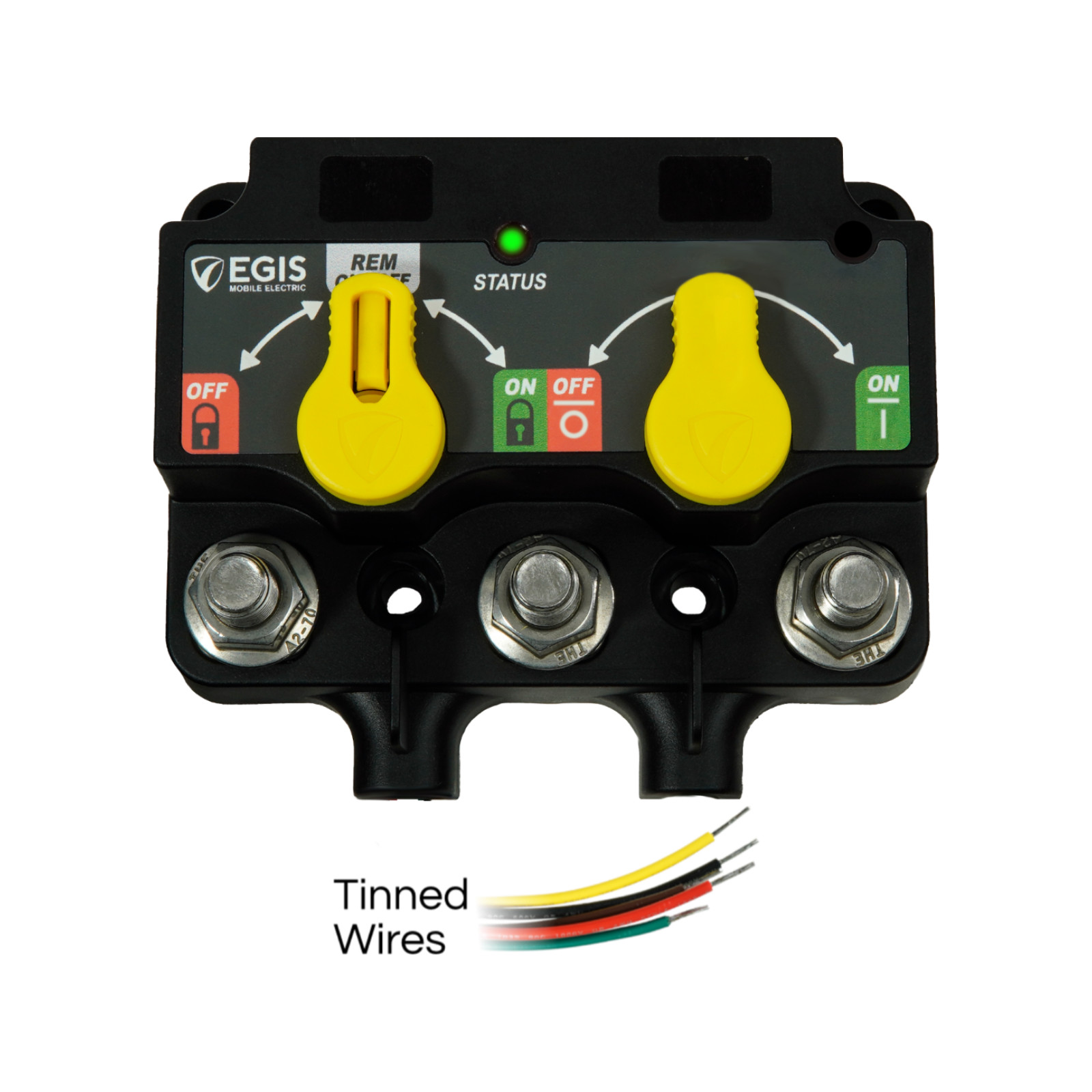 Подвійний дистанційний вимикач акумулятора (ACR) - (механічний) - Egis 8720-1390B