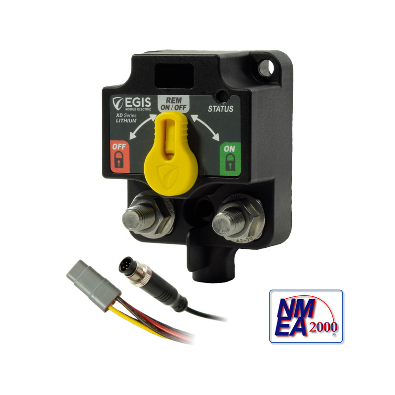 Одинарний дистанційний вимикач літій-іонного акумулятора (ACR) - NMEA 2000 - Egis 9815-4300B