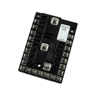 Блок запобіжників з розділеною шиною - 13 контурів + заземлення - Egis 8033B