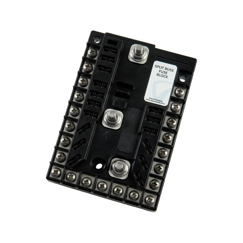 Блок запобіжників з розділеною шиною - 13 контурів + заземлення - Egis 8033B