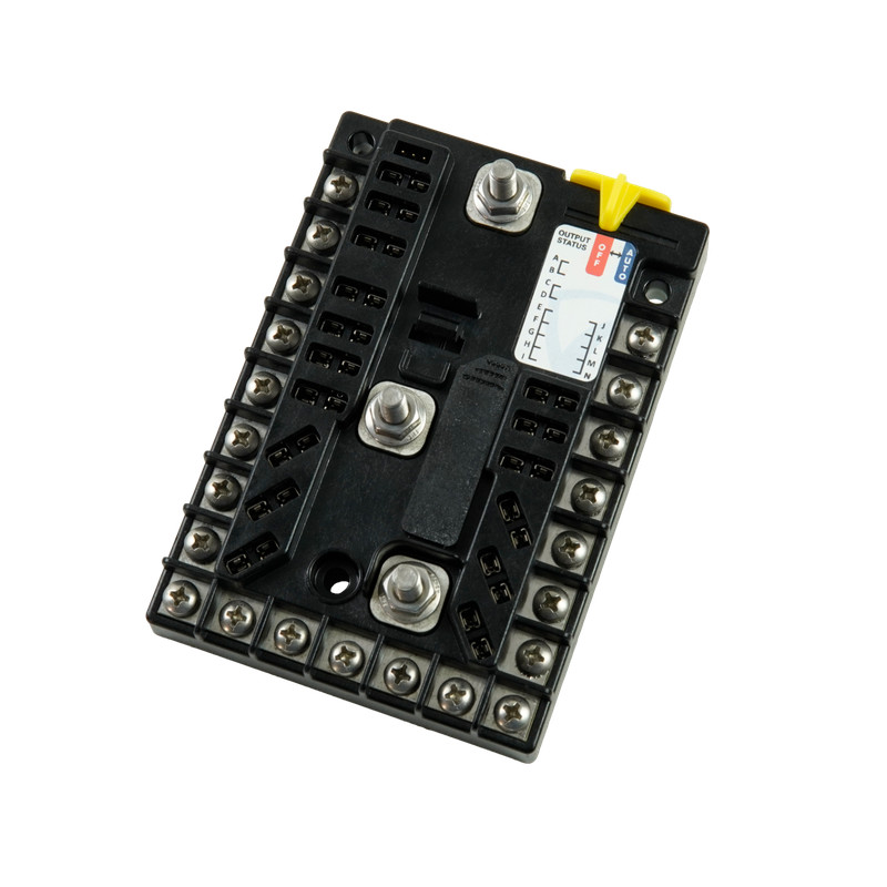 Moduł dystrybucji zasilania 175A - 14 obwodów + masa + wyłącznik awaryjny - Egis 2601B