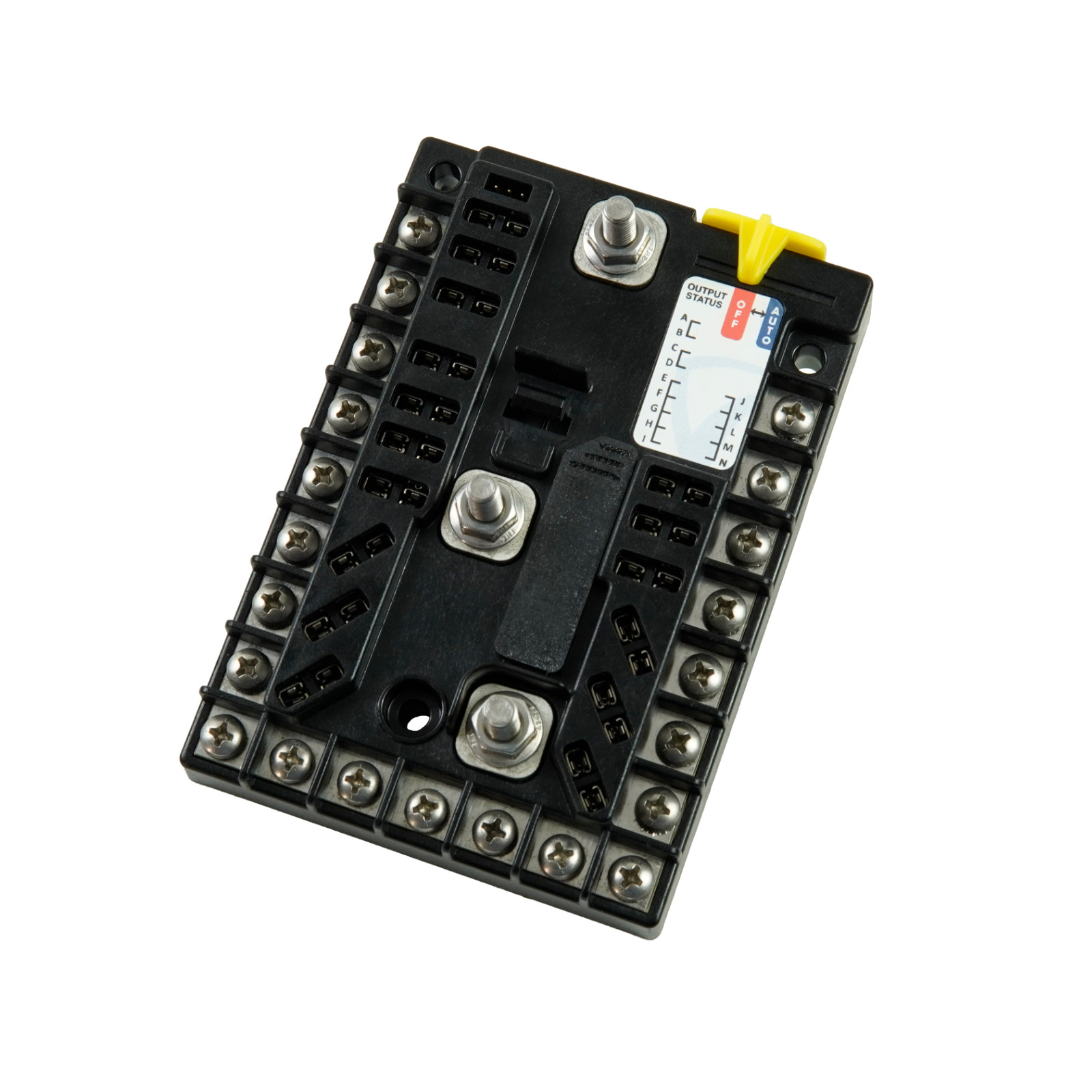 Moduł dystrybucji zasilania 175A - 14 obwodów + masa + wyłącznik awaryjny - Egis 2601B