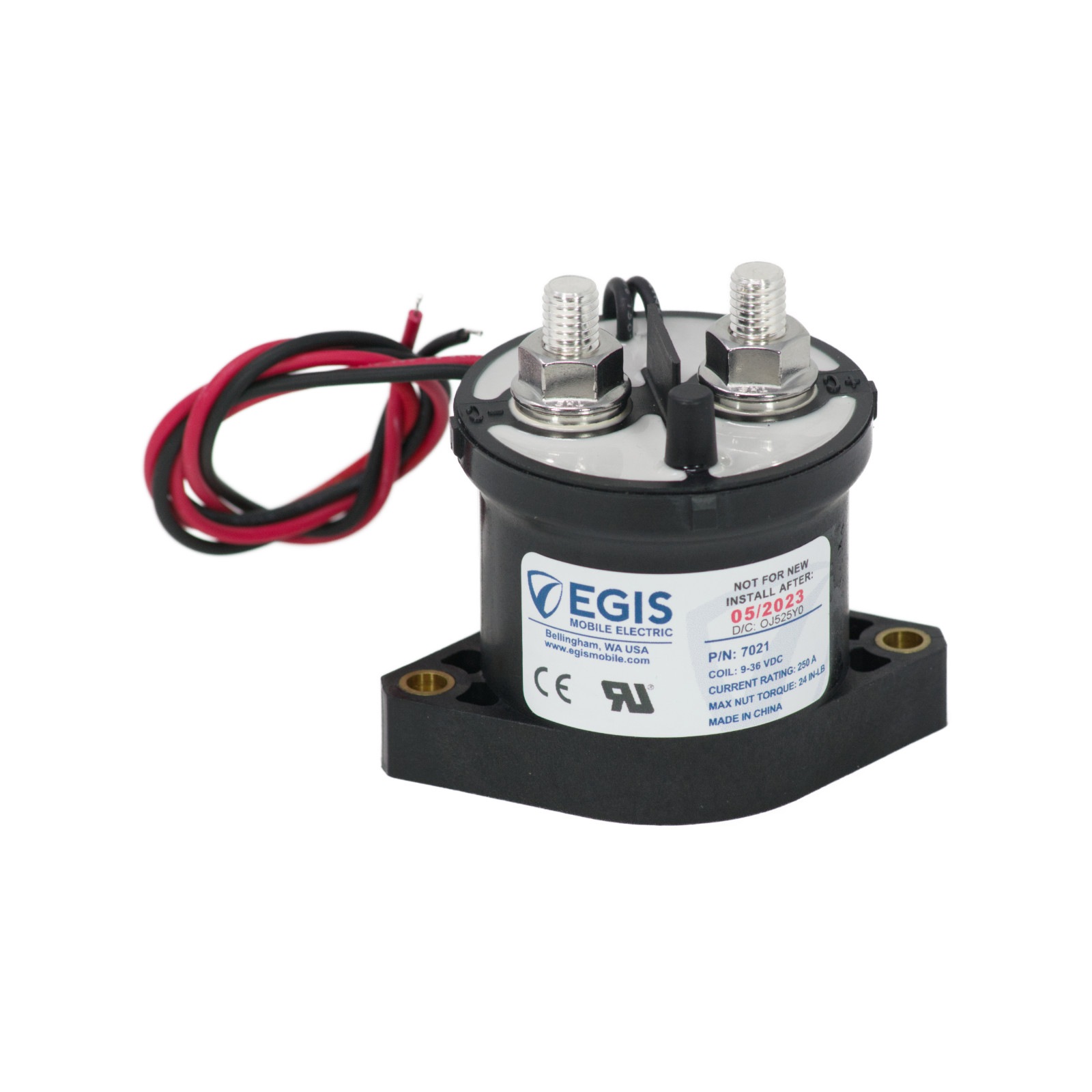 Герметичний контактор 12/24V 500A - Egis 7021B